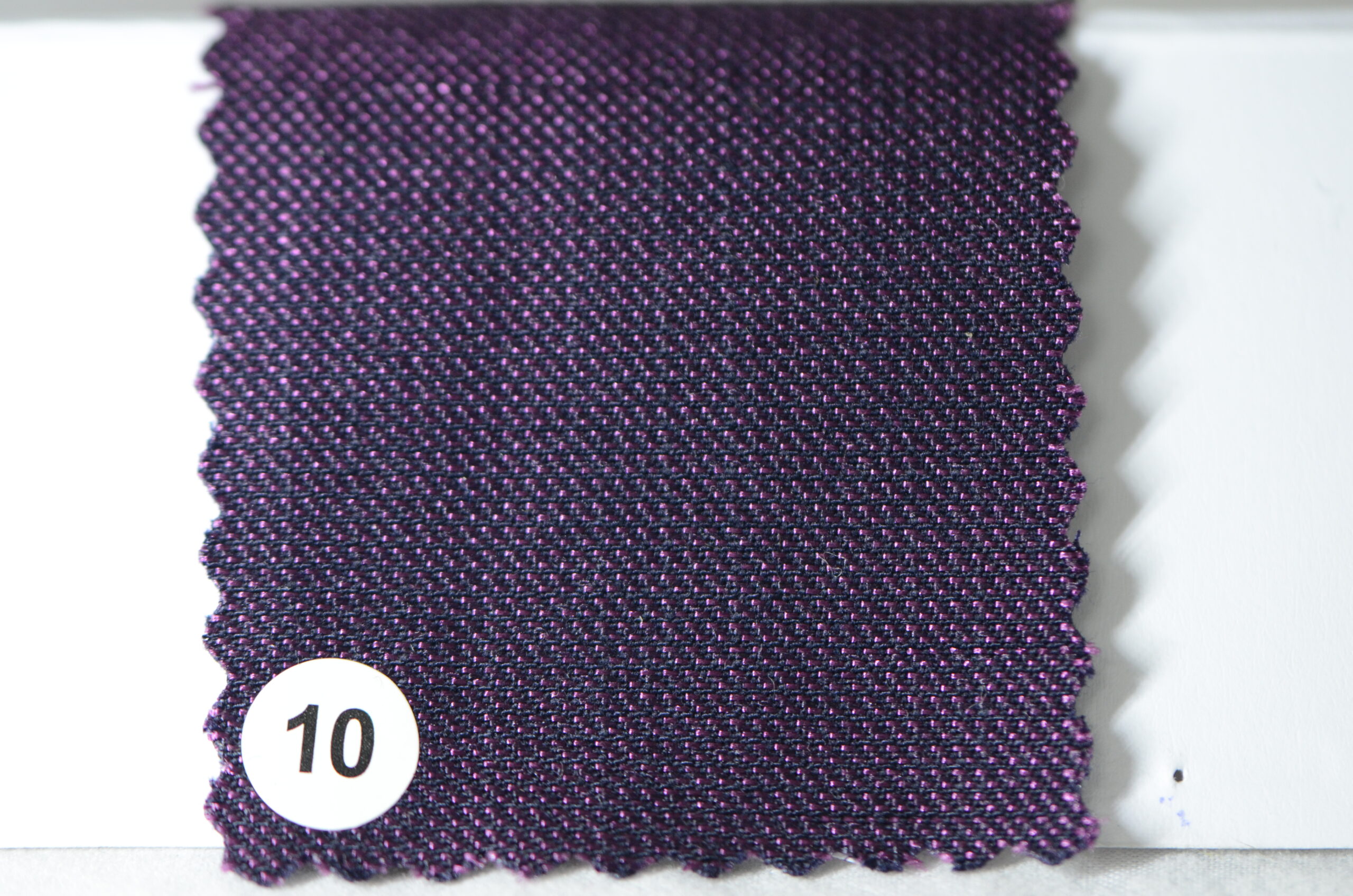 Augustus Imported Italian Fabric - purple with black strands