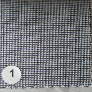 Augustus Imported Italian Fabric - grey with buish checks