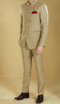 Men's Customised Sherwani Fawn