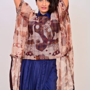 Organza asymmetric Cape