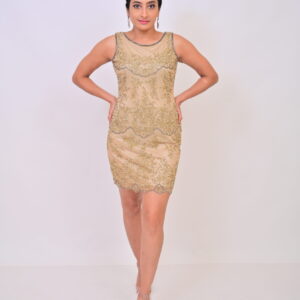 Gold Embroidered dress