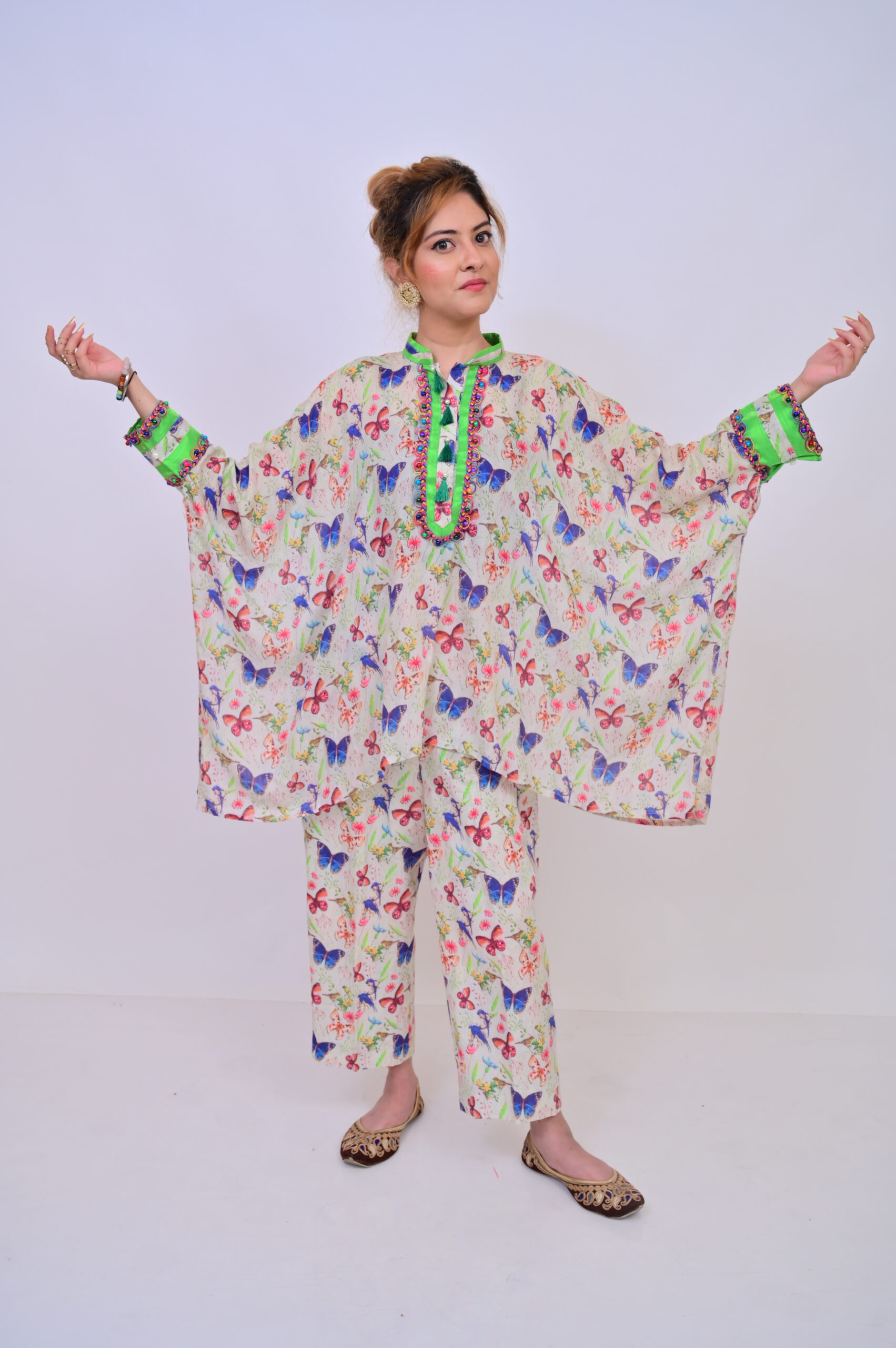 Floral kaftan cord set - Image 2