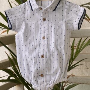 Peter pan collar baby shirt