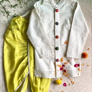 Benarasi sherwani dhoti set