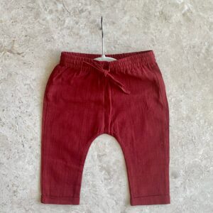 Red Unisex Pants